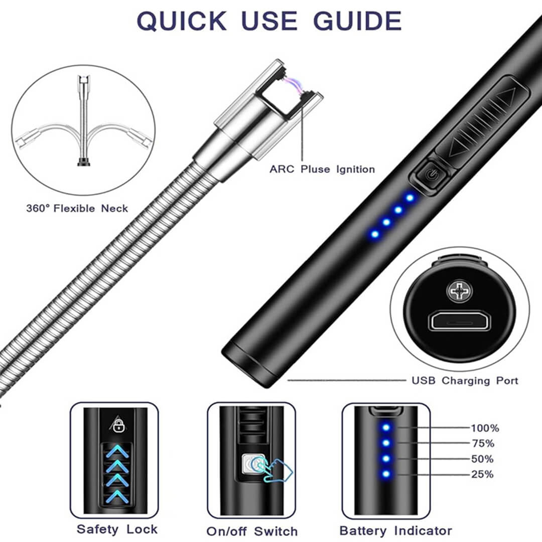 Flexible USB Chargeable Lighter