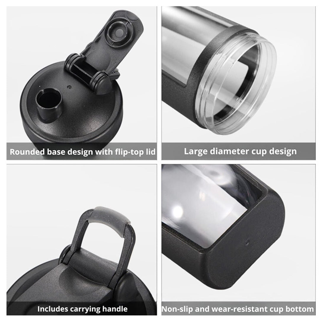Portable Shaker Water Bottle 600Ml