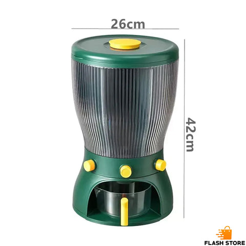 4 Partition Rotating Cereal Dispenser
