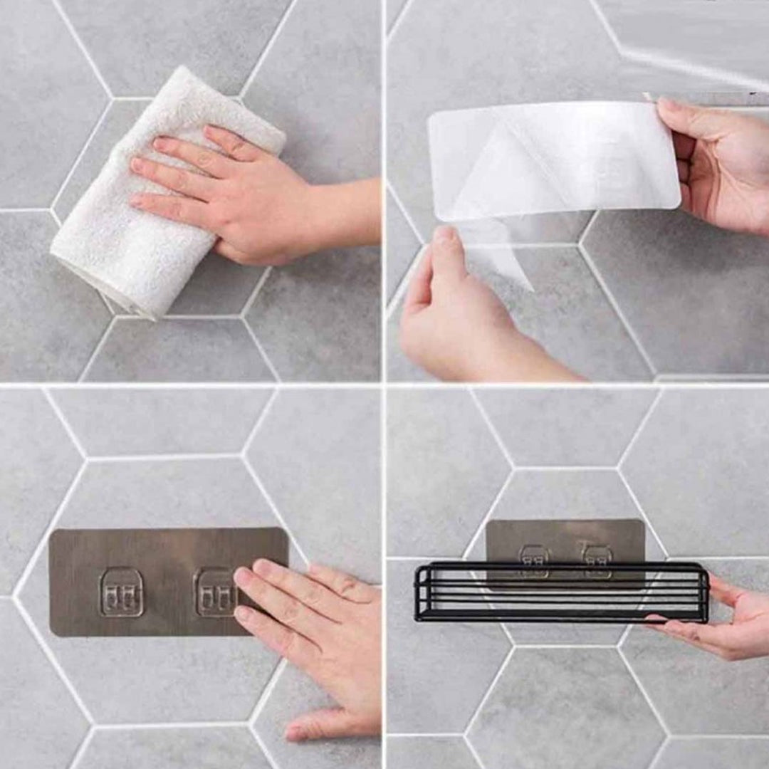 Multipurpose Iron Storage Shelf Self Adhesive
