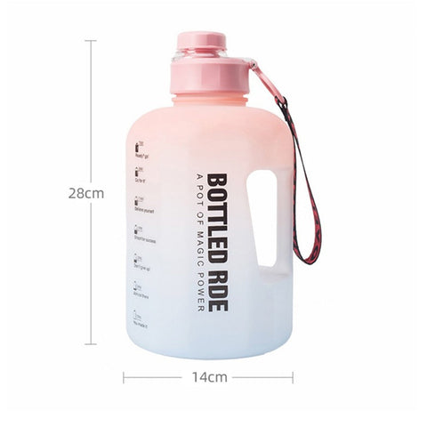 Water Bottle Shaker With Handle 2.2 Liter