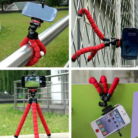 Curveable Adjustable & Flexible Tripod Stand With Mobile Holder