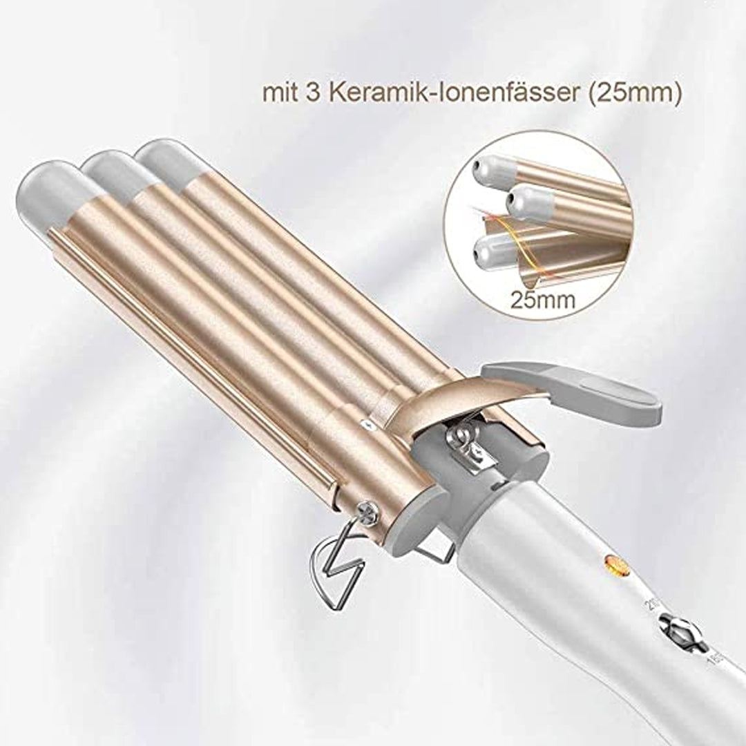 WaveWonder Pro Triple Wave Hair Curler