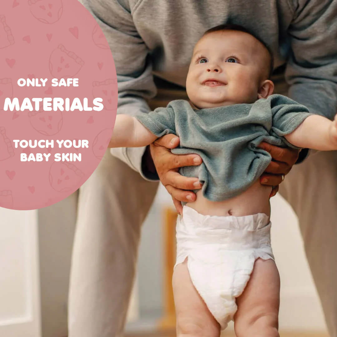 Kids Free Size Reusable Cloth Diaper + Insert (0-36 Month)