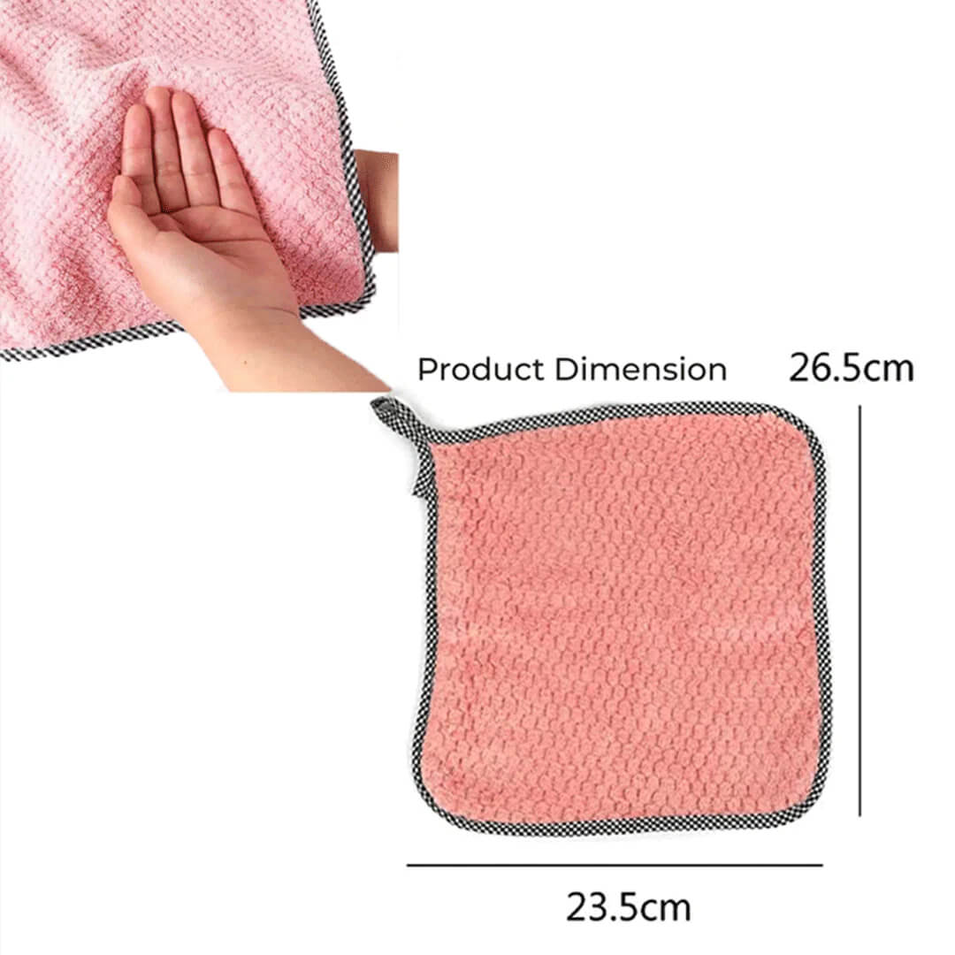 Microfiber Towel Cleaning Cloth Pack Of 5