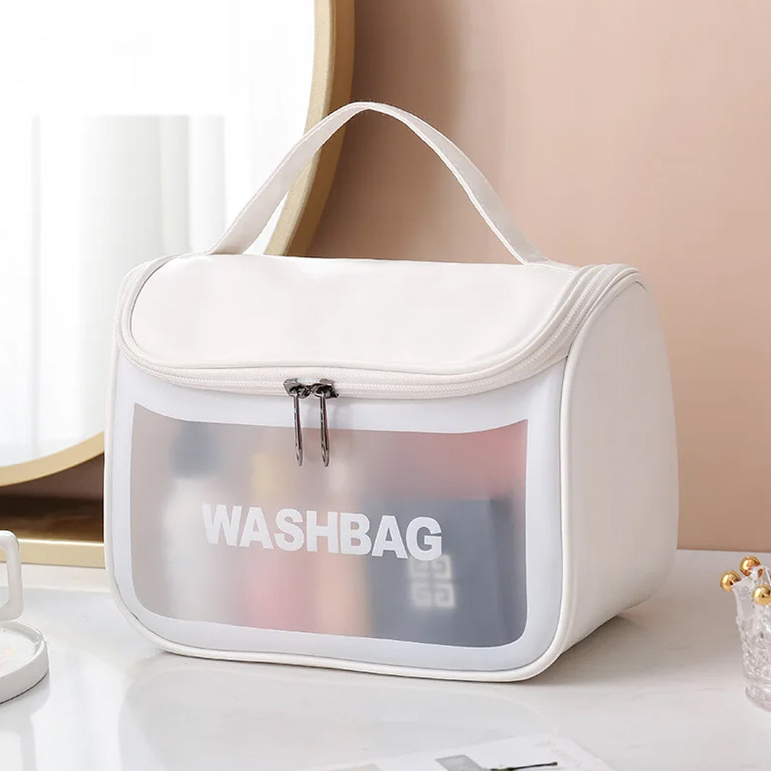 Chic Clamshell Beauty Travel Wash Bag