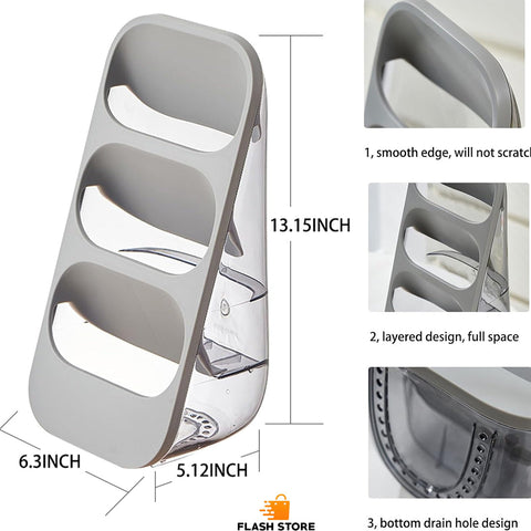 3 Layer Multifunctional Cutlery Organizer