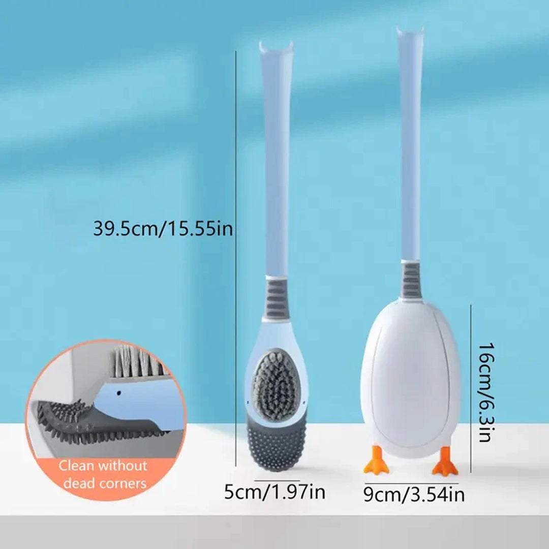 Diving Duck Wall Mounted Silicone Toilet Brush