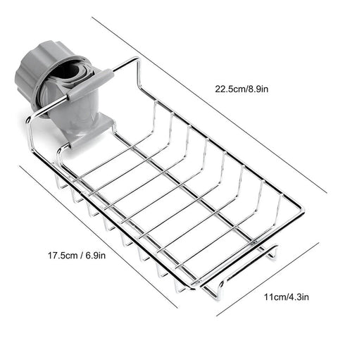 Metal Sink Caddy Organizer Stainless Steel