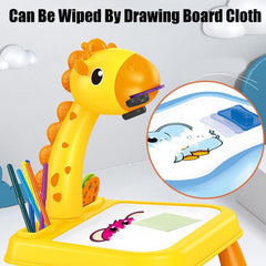 LED Children Projector Drawing Board Montessori Desk
