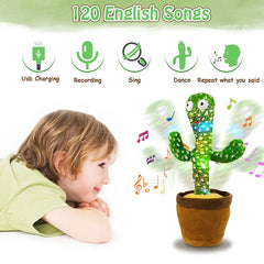 Rechargeable Singing Dancing Cactus Toy