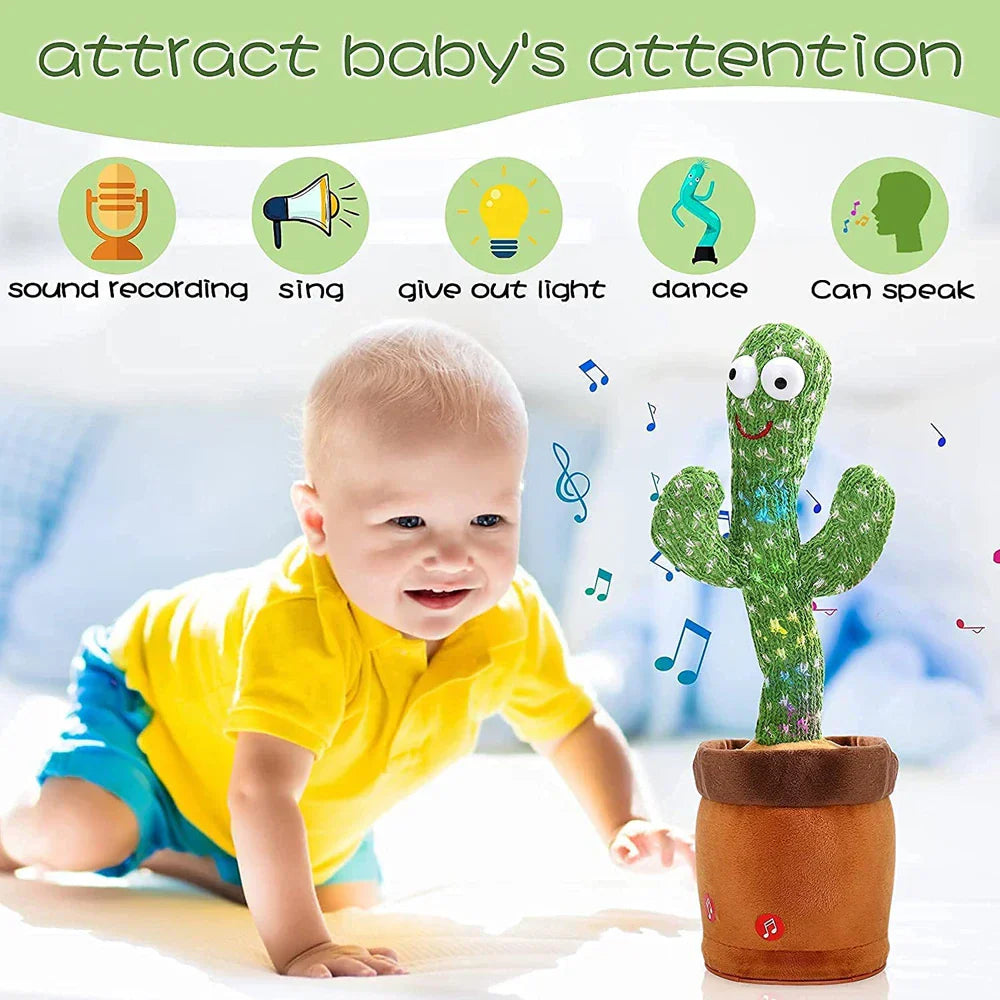 Rechargeable Singing Dancing Cactus Toy