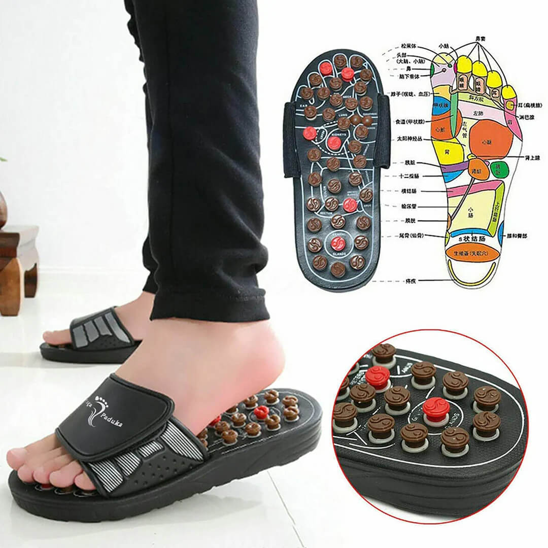 Adjustable Acupressure Slippers With Socks