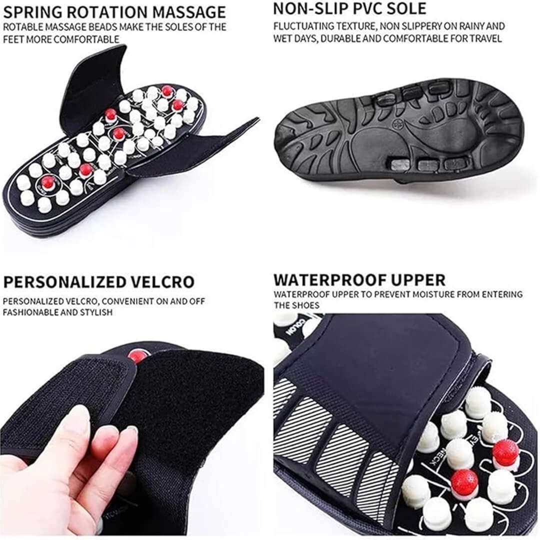 Adjustable Acupressure Slippers With Socks
