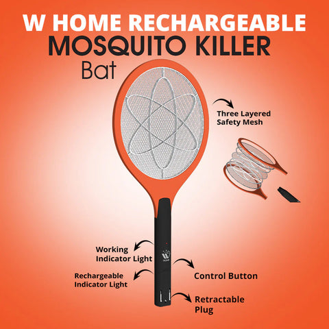 3 in 1 LED Mosquito Killer Racket