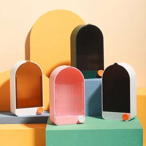 Wall-mounted Flip Cover Soap Box