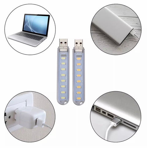 5V Mini USB Strip Night Light, Led Book Lamp Light