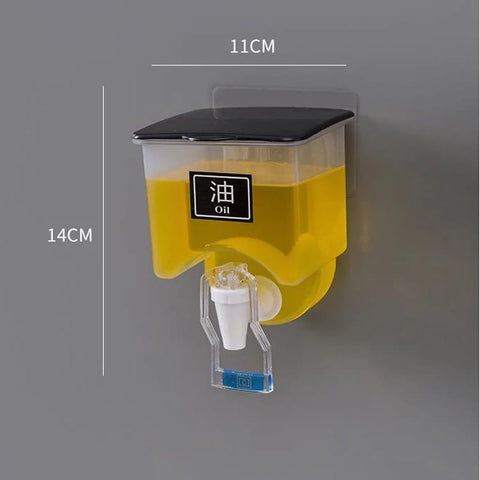 Fataafat Wall Mounted Oil Bottle & Vinegar Dispenser