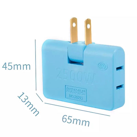 3 In 1 Rotatable Socket Converter