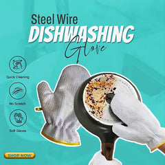 Steel Wire Dishwashing Gloves (Pair)